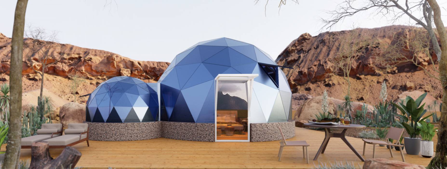 连州市球形智能光伏玻璃星空房